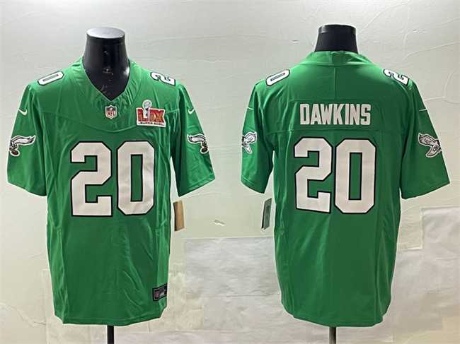 Men's Philadelphia Eagles #20 Brian Dawkins Green 2025 Super Bowl LIX Patch F.U.S.E. Throwback Vapor Untouchable Limited Stitched Jersey,We sell and wholesale Men's Philadelphia Eagles #20 Brian Dawkins Green 2025 Super Bowl LIX Patch F.U.S.E. Throwback Vapor Untouchable Limited Stitched Jersey on line form chian!